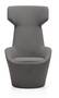 LDR Focus Ultra High Back Lounge Chair, Grey