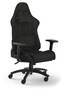 Corsair TC100 RELAXED Fabric Gaming Chair, Black/Black