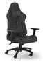 Corsair TC100 RELAXED Fabric Gaming Chair, Black/Grey