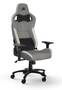 Corsair T3 RUSH Fabric Gaming Chair, Grey/White