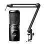 Audio-Technica AT2020USB-X and AT8700 Microphone Boom Arm Bundle
