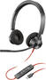 HP Poly Blackwire 3320 USB-C/A Adapter Headset - Black