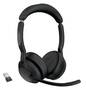 Jabra Evolve2 55 UC Stereo Wireless Headset, USB-A, Black