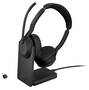 Jabra Evolve2 55 UC Stereo Wireless Headset with Charging Stand, USB-C