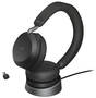 Jabra Evolve2 75 MS Stereo Wireless Headset W/Charging Stand