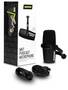 Shure Motiv MV7 XLR/USB Podcast Microphone - Black