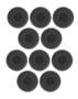 Jabra Leather Ear Cushion for Jabra Evolve 20/30/40/65, 10 PCS