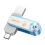 Lexar Solid State Dual Drive D500 128GB USB-A/C Flash Drive, AFA Co-Branded Edition