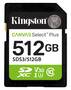Kingston 512GB Canvas Select Plus V30 SD Card