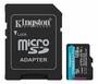 Kingston 128GB Canvas Go! Plus Gen 4 microSD Card