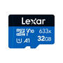 Lexar 633x 32GB Blue Series microSDHC Card