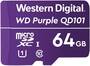 WD WDD064G1P0C Purple 64GB Surveillance 24/7 microSDXC Card
