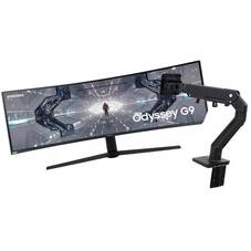 Samsung Odyssey G9 49inch 240Hz Gaming Monitor + Ergotron Desk Monitor Arm