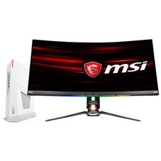 MSI MPG Trident 3 Arctic 11TC White Gaming PC with MSI Gaming Monitor