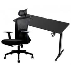 Fantech GD814 Motorised Adjustable Desk OC-A258 Chair Bundle