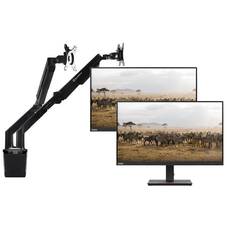 Save Up To $100 Buy 2x Lenovo 27inch Monitors With Dual Monitor Arm