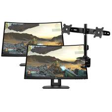 Buy 2 x HP X24c 23.6inch Gaming Monitor Get a Dual Monitor Stand for Free