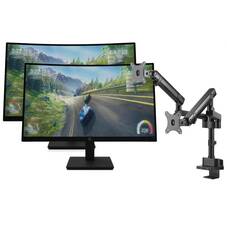 Buy 2x HP X27c 27inch FHD Gaming Monitor Get Dual Monitor Arm For Free