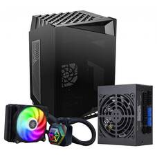 Silverstone LD03 Water Cooling Mini ITX Case with 650W Gold PSU