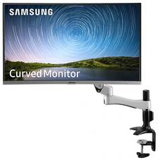 Samsung LC27R500FHEXXY LED Monitor + HighGrade ATC20 Single Monitor Arm