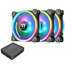 Thermaltake Riing Trio 12 LED RGB Fan, TT Premium Ed, 120mm, 3-Pack