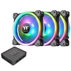 Thermaltake Riing Trio 14 LED RGB Radiator Fan, 140mm, 3-Pack