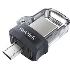 SanDisk SDDD3-064G-G46 64GB Ultra Dual USB3.0 Drive, Black