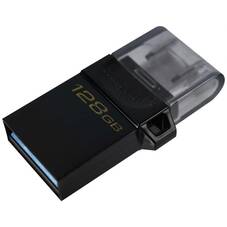 Kingston DataTraveler microDUO3 G2 128GB microUSB USB-A Flash Drive