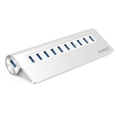Orico 10 Port USB 3.0 Hub, Silver