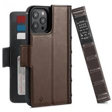 Twelve South BookBook Vol 2 Mobile Case for iPhone 12 Pro Max, Brown