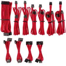 Corsair Premium Sleeved PSU Cable Kit Pro Package, Type 4, Red