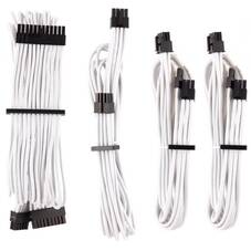 Corsair Premium Sleeved PSU Cables Starter Kit Type 4, White