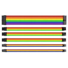 Thermaltake TtMod Sleeved PSU Extension Cable Set Rainbow