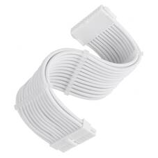 SilverStone 24 Pin ATX White Sleeve Extension Cable