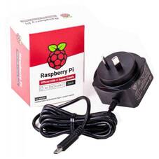 Raspberry Pi 4 Model B Official Power Supply, Black