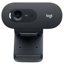 Logitech C505 HD USB Webcam - Black, HD 720p Video A Long-Range Mic