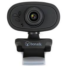 Bonelk Clip-On 720p HD USB Webcam, Black