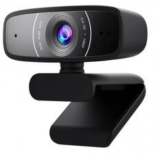Asus C3 USB Webcam - 1080p 30 fps, USB 2.0, 90 Tiltâ  Adjustable Clip