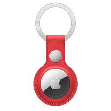 Apple AirTag Leather Key Ring, (PRODUCT)RED