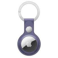 Apple AirTag Leather Key Ring, Wisteria