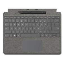 Microsoft Surface Pro 8/X Signature Keyboard Cover with Pen, Platinum