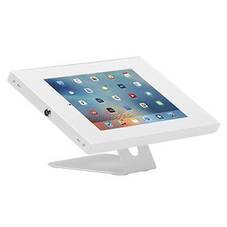 Brateck PAD34-02 Anti-Theft Wall-Mounted/Countertop Tablet Holder, WHT