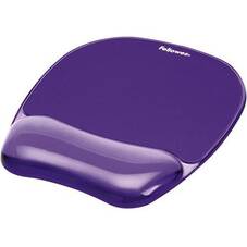 Fellowes Mouse Pad and Wrist Rest Gel - Purple