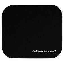 Fellowes Mouse Pad With Microban Antimicrobial Protection - Black