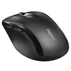 Rapoo M500 Silent Multi-mode 2.4Ghz and BT Wireless Mouse - Black