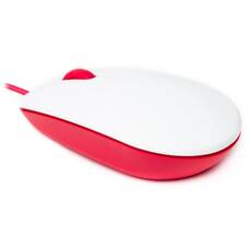 Raspberry Pi Official Mouse, Red/White, Wired