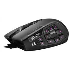 EVGA X15 MMO Gaming Mouse - Black, 16000 DPI, PIXART 3389 Optical