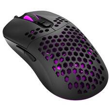 Deepcol MC310 Ultralight RGB Gaming Mouse, Black