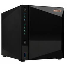 Asustor AS3304T Tower 4 Bay NAS, Quad Core, 2GB RAM, 2.5GbE