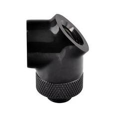 Thermaltake Pacific G1/4 45 Degree Adapter - Black Fitting